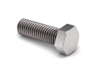 M16-2.00 X 25 MM,(FT) DIN933 / ISO4017 COARSE HEX CAP SCREWS 8.8 COARSE MED. CARBON ZINC CR+3